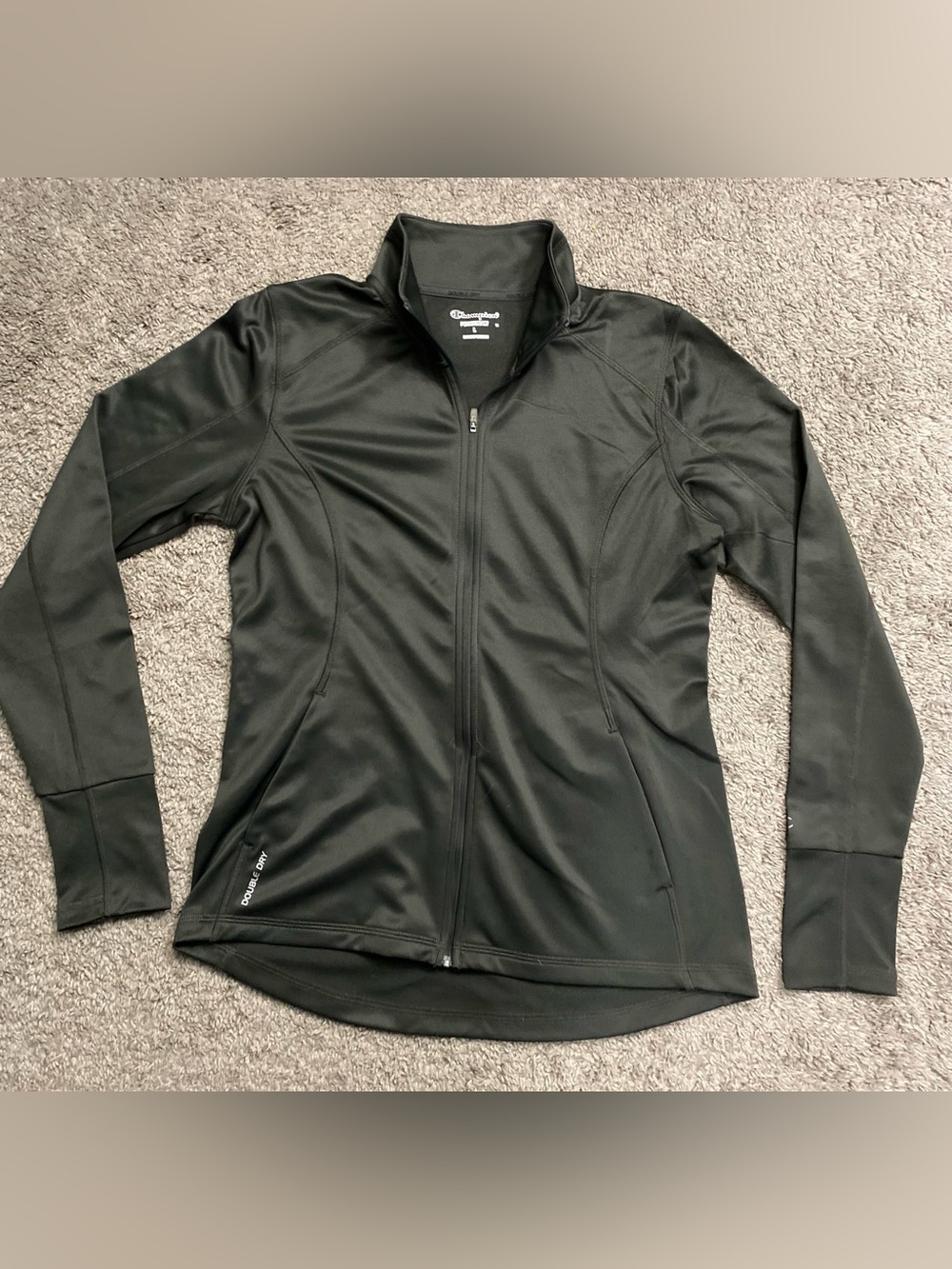 Champion Black Powertrain Athletic Zip Top